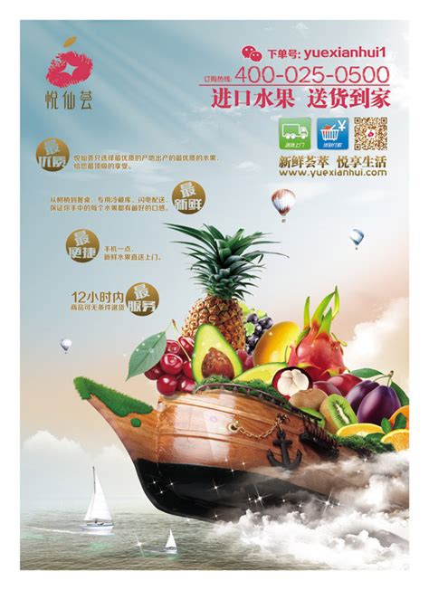 进口水果海报_素材中国sccnn.com