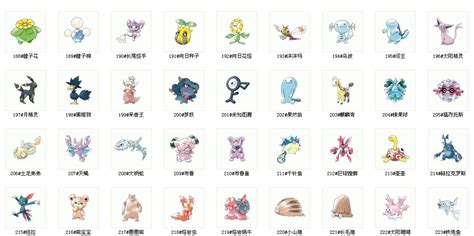 宠物小精灵图鉴图片