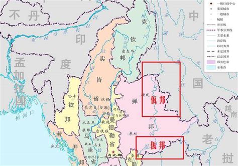 果敢地理位置示意图 - 缅甸地图 - 地理教师网