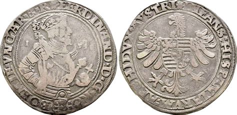 RÖMISCH DEUTSCHES REICH Ferdinand I., 1521-1564 Taler 1548, Kuttenberg ...