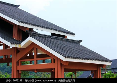 西北民居琉璃瓦屋顶背景素材高清图片下载_红动中国
