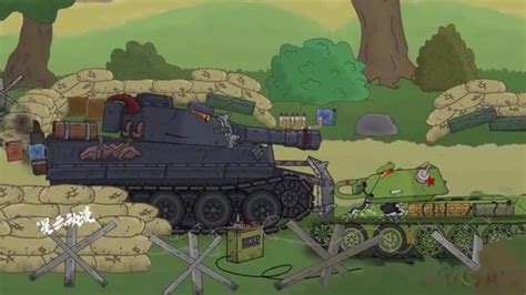 坦克世界动画：地狱KV44M出世！苏联紧急改装kv44来应对地狱恶魔_腾讯视频