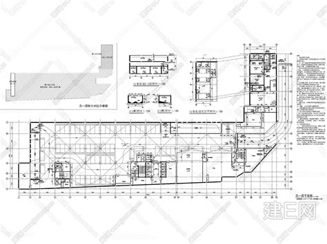 14层框架结构医院门诊住院楼|CAD建筑施工图- 建E网施工图下载网