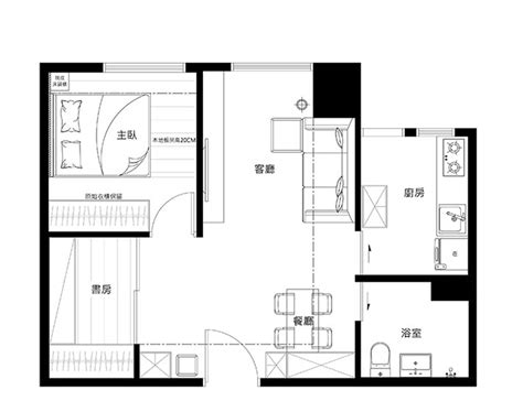 4个50平米时尚现代公寓设计 - 设计之家