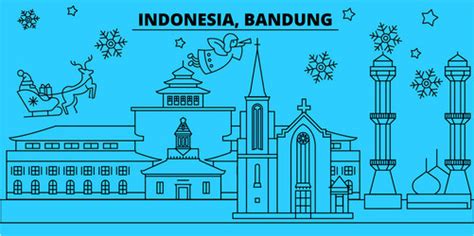 Indonesia bandung bandung cathedral travel Vector Image