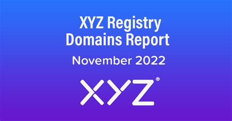 XYZ注册局域名报告-2022年11月 - 知乎