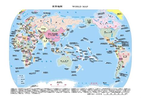 世界英文版高清地图 - 世界地理地图 - 地理教师网