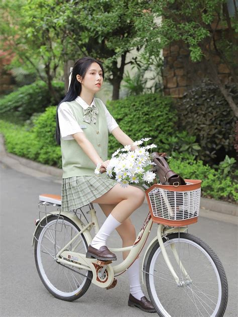 自行车少女 - JK制服 - Cosplay联盟 | 用心传递快乐
