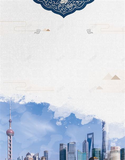 上海地标风景美食旅游插画,宣传类展板,宣传展板模板,设计,汇图网www.huitu.com