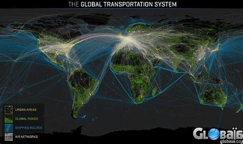 科学家绘制地球上精美的“交通网络系统” - 科学探索-炼数成金-Dataguru专业数据分析社区