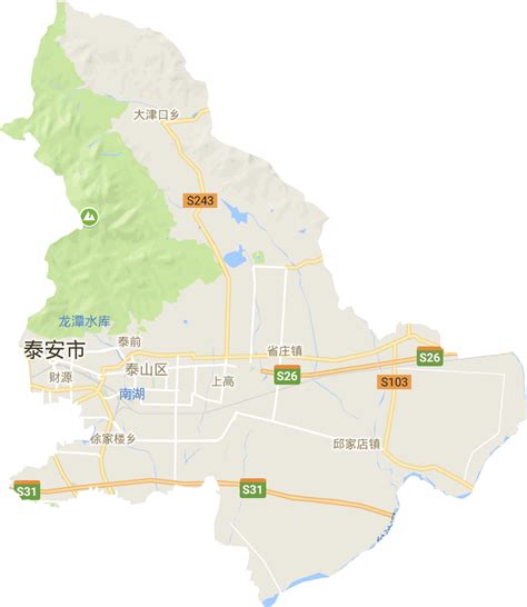 济南泰安地图全图,泰安市区,济南版_大山谷图库