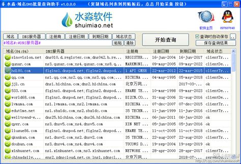 水淼·域名DNS批量查询助手_官方电脑版_华军软件宝库