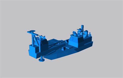 CG-59提康德罗加级巡洋舰 分割打印 26cm by 渲染之神 - 3D打印模型文件3D模型库 -免费/平价 魔猴网