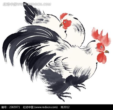 PS公鸡母鸡和小鸡画PSD素材免费下载_红动中国