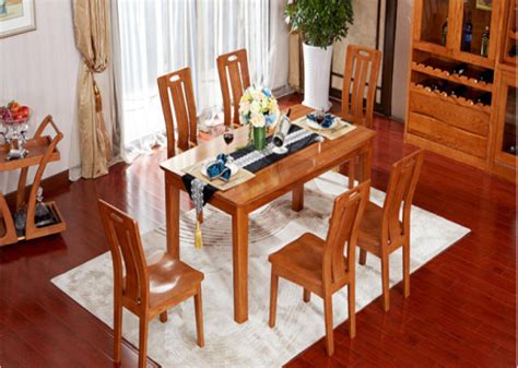 02款黑胡桃木餐桌 - 木居空间家具公司