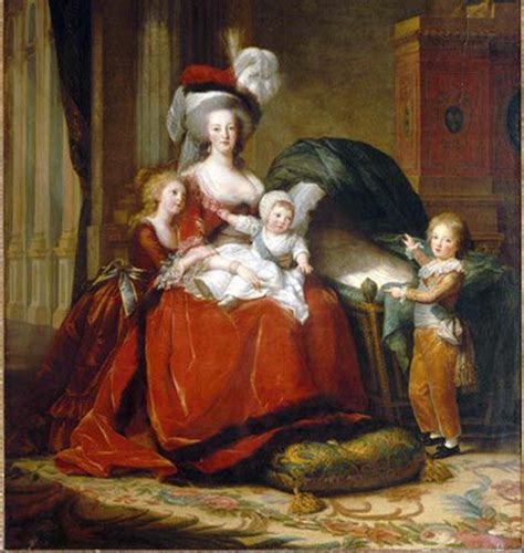 玛丽·安托瓦内特，法国女王，穿着宫廷礼服 - François-Hubert Drouais - 画园网