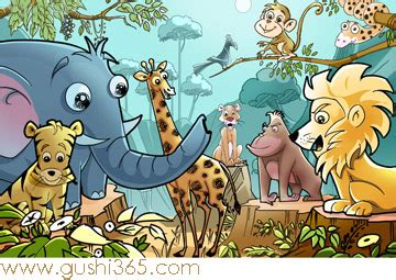 小猴子和大象的故事 - 儿童小故事 - 故事365