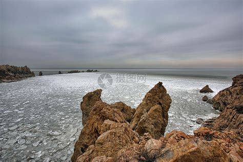 渤海海岸海冰高清图片下载-正版图片500890333-摄图网
