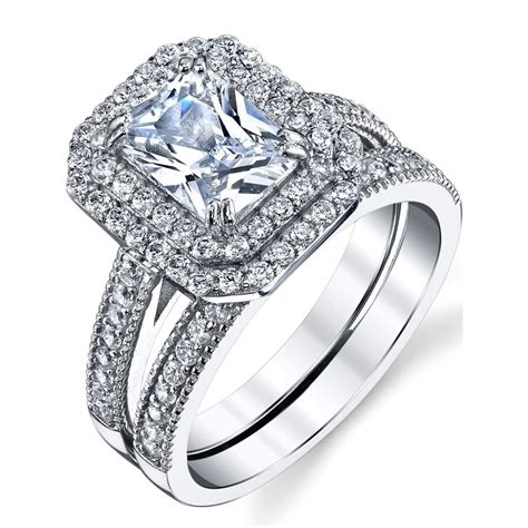 15 The Best Wedding Rings with Diamonds All Around