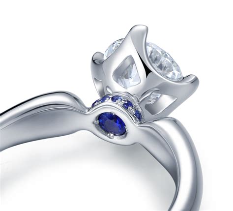 钻石小鸟：拥暖Ⅱ-铂950钻石戒托|全国钻石小鸟-中国婚博会官网