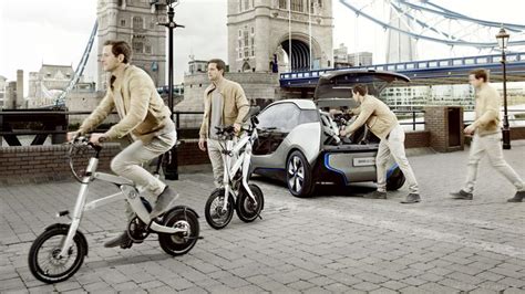 BMW宝马折叠式电动自行车