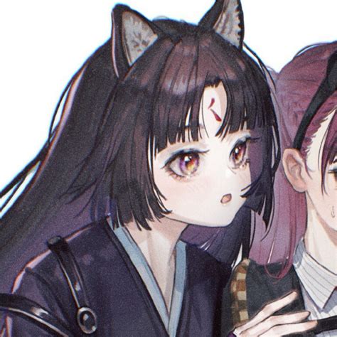 头像双人温柔动漫女生