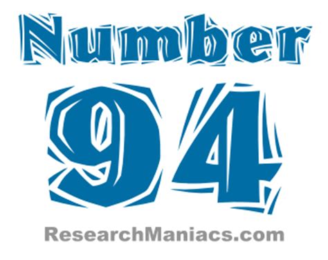 Number #94 Original EyeBlack - Numbers