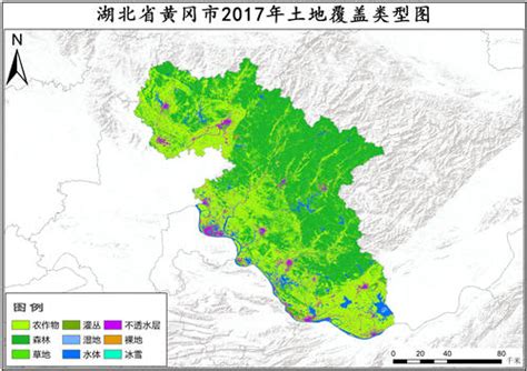 黄冈市地图图片