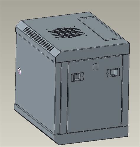 10英寸小墙柜3D模型下载_三维模型_Pro/E模型 - 制造云 | 产品模型