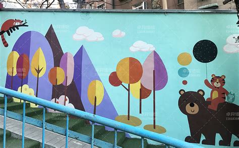 幼儿园壁画欣赏世纪宝贝幼儿园墙绘之二|插画|新锐潮流插画|弄彩堂 - 原创作品 - 站酷 (ZCOOL)