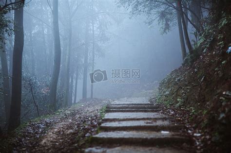 雾中的山林高清图片下载-正版图片500528228-摄图网