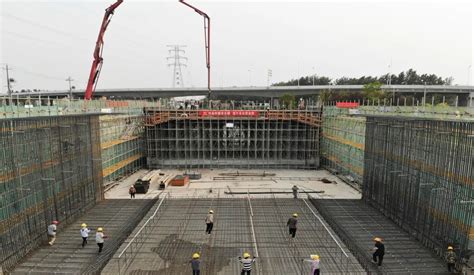 运河宿迁港铁路专用线项目云帆大道框构中桥首段混凝土浇筑完成 - 砼牛网