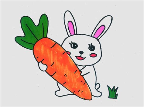 小白兔简笔画画法图片步骤🎬小小画家