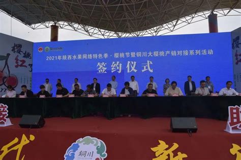 2021年陕西水果网络特色季樱桃节暨铜川大樱桃产销对接系列活动在新区启动