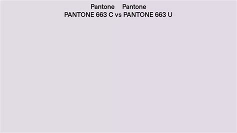 Pantone 663 C vs RAL Signal white (RAL 9003) side by side comparison