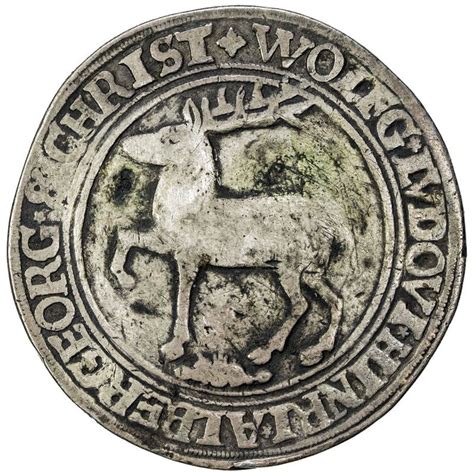 STOLBERG: Wolfgang, 1538-1552, AR thaler (27.75g), Stolberg, 1554. F - Stephen Album Rare Coins
