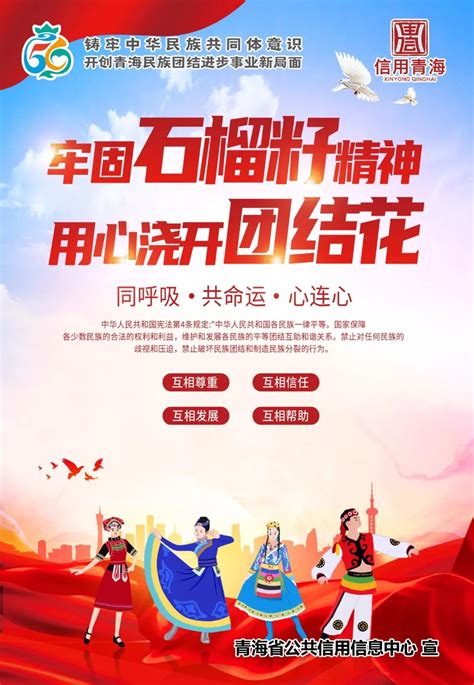 共筑中国梦红色海报海报模板下载-千库网
