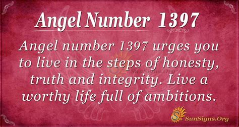 Angel Number 1397 Meaning: Be Self-Oriented - SunSigns.Org