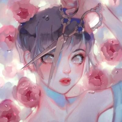 唐代女生头像漫画温柔