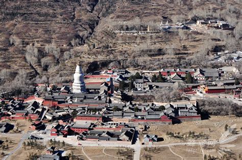 冬天五台山风景图片,五台山风景图片_大山谷图库