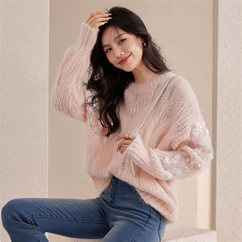 温柔女生头像毛衣图