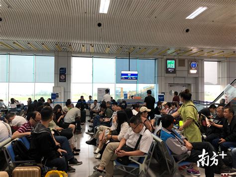 珠海机场大面积航班延误，候机楼滞留旅客较多_南方plus_南方+