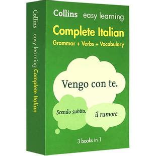 Collins 意英双语词典字典 柯林斯轻松学意大利语全书 英文原版 C-阿里巴巴