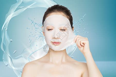 美女美白护肤肌肤保养补水洗脸动作元素素材下载-正版素材401944378-摄图网
