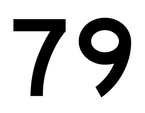 79 Number Png