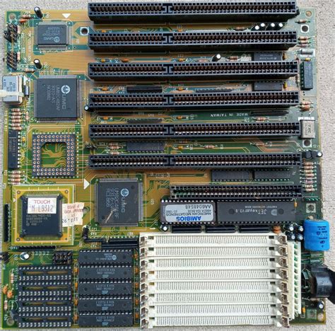 486 Motherboard with 8 MB EDO Ram, 7 ISA slots, intel i486 DX A80486DX ...