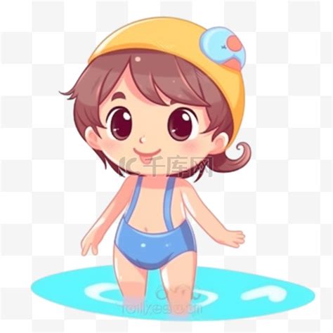 女装泳衣动漫图片