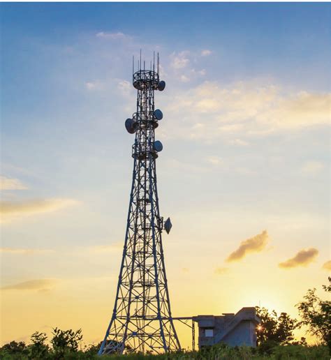 楼顶通信5G基站抱杆4米信号发射塔杆无线基站通讯杆屋顶自立款式-阿里巴巴