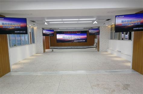 潮州住建局LED55寸-4X3高清液晶拼接幕墙及4K55寸LED显示屏-广东华数科技有限公司