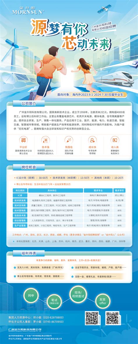 2024校园招聘-广州金升阳科技有限公司招聘-就业信息网-海投网